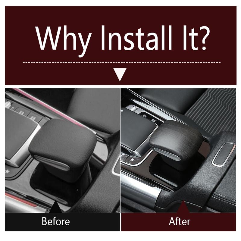 Car Gear Shift Knob Head Handle Cover Trim Accessories Interior For Mercedes Benz W247 GLB200 GLB180 GLA200 EQB EQA  - 2024