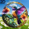 2D Flat Acrylic Is A Charming Hummingbird Decoration That Does Not Require Batteries/electricity. It Is A Unique Indoor/outdoor Decoration, Versatil