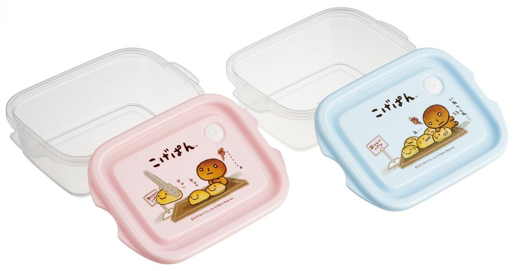 Skater Kogepan Sealable Made in Set of Container, 500ml, Japan, 2, FCN2W-A