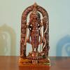 Mosazná soška Shree Ram Lalla, inspirovaná chrámem Ram Mandir v Ayodhyi, Mosaz, Zlatá soška