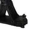 Cell Phone Stand for Desk 3D Printed Gothic Window Stand, Vintage Skull Vine Relief Organizer, Niche Dark Style Gift Academia Holder Phones,