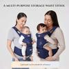 Porta-bebê Sling Design Material Macio Assento de Quadril Infantil Banquinho de Cintura Portátil para Bebê Uso Diário