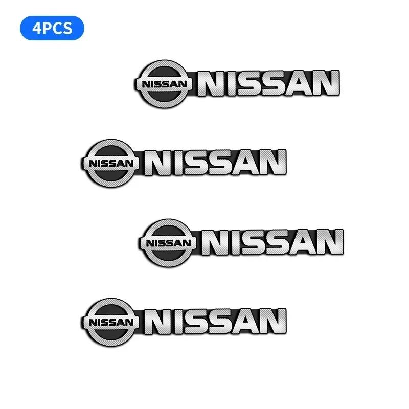2025 Hot 2/4pcs Car Accessories Auto Audio Aluminum Speaker Stereo Stickers For Nissan Qashqai Tiida J10 J11 2019 Styling Access