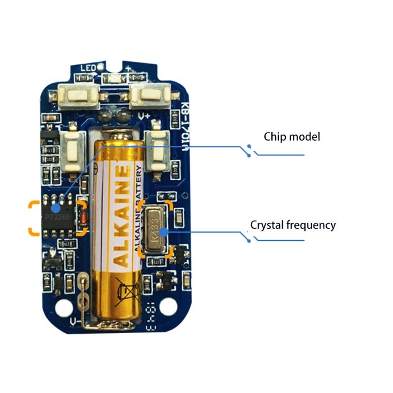 Professional Garage Remote, 433mhz,Gate Remote Control, Car & Car, Rolling Code,433 Duplicator, Opening Cloning, 4 Keys