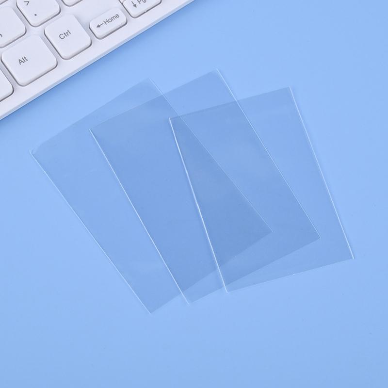1pack(100sheets) Transparent Playing Card Cover Clear Protector Sleeve Holder for Board Game ID Folder Photo Pouch Kit TMZ