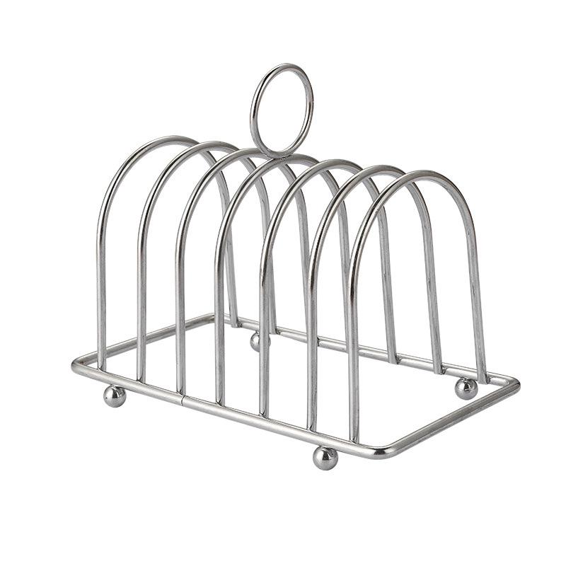 Stainless Steel Toast and Bread Rack - Deep Fryer & Baking Tool Storage