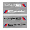 2Pcs Car Body Decoration Stickers Door Personalized Sporty Stickers for Toyota Trd C-hr Prado Rav4 Yaris Hilux Prius Avensis Corolla