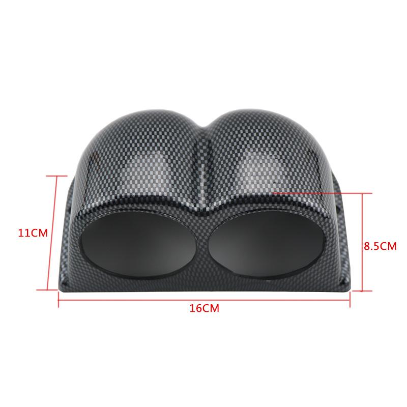 60mm Universal Gauge Cup Car Mount Holder Gauge Pod Plastic Single Double 3 Plastic Gauge Holder Fit For 62MM Water Temperature