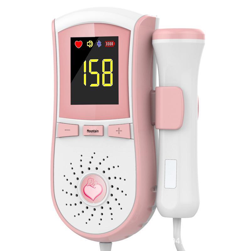 Handheld Home Fetal Doppler Heartbeat Detector & Baby Heart Rate Amplifier