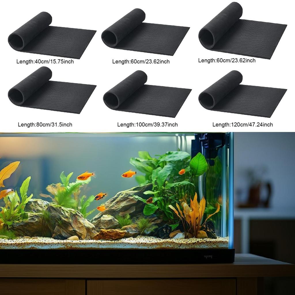 Aquarium Desktop Protector EVA Leveling Mat Base Pad Anti Slip Vibration Absorbing Accessory for Hydroponic Fish Tank