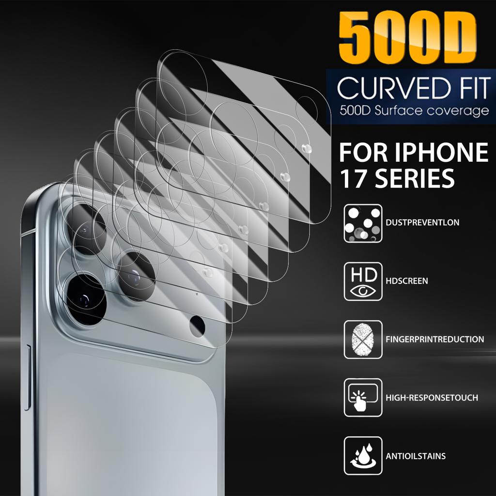 3PCS Sets 17PM Full Coverage Camera Lens Tempered Glass For iPhone 17 Pro Max 17Air Anti-scratch Lens Protective Film For iPhone17