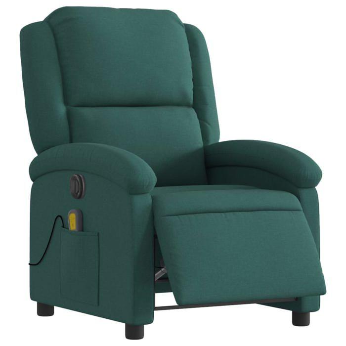 VidaXL Fauteuil de Massage Inclinable Électrique, Chaise de Relaxation avec Dossier et Repose-pied Réglables, Siège de 3204158