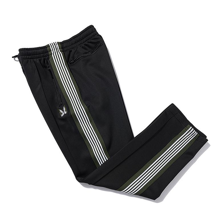 New High Street Fashion Loose Straight Butterfly Sports Pants - Unisex Black & White Striped Casual Trousers