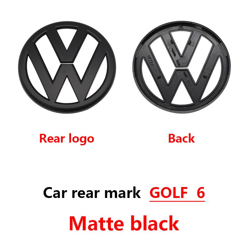 För VOLKSWAGEN VW 1 st Bil Original Ersättning Framgrillmärke Bagagelucka Baklucka Emblem Logotyp Dekor Tillbehör För VW MK6 GOLF 6 2