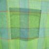 B.V.D 60s Vintage Check Pattern Long Sleeve Button Down Shirt M Green Men's Used