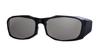 Zeque Polarized Sunglasses and Baron Apron Jacket Matte Black TRUEVIEW F-1656