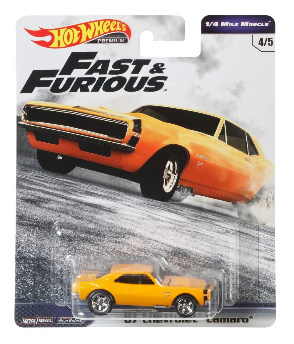 

Hot Wheels Fast Furious Премиум Ассортимент 67 Chevrolet Camaro и [GBW87]