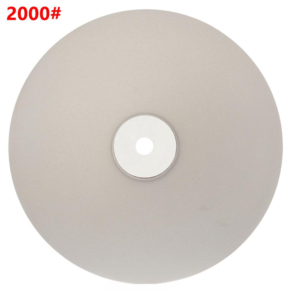 8 Inchs/200mm Emery Coated Lapping Disc Grit 60-3000 1/2" Hole Flat Lap Wheel Abrasive Grinding Disc For Gemstone/Jewelry/Rock