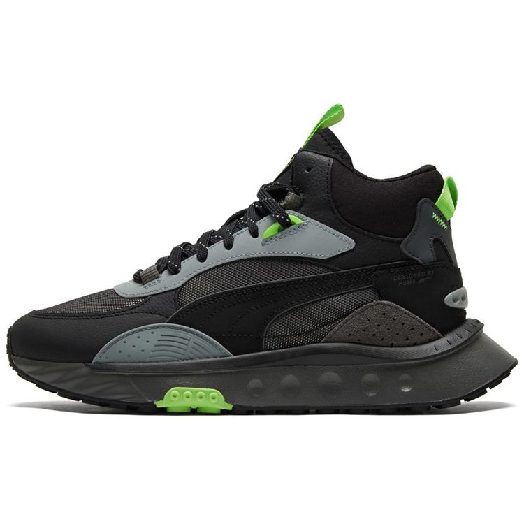 Puma Wild Rider Mid WS Men s Black Dark Shadow Sneakers 381598-01 EU 41