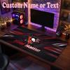 Pittsburgh Penguins Benutzerdefinierter Name Text Mauspads, Große Schreibtisch-Mausmatte Personalisiertes Home-Office-Geschenk