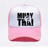 Muay Thai Fighters Gym Cool Baseball Cap Ourdoor Casual Adjustable Mesh Trucker Hat Summer Breathable Sun Snapback Hats