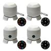 Rotating Projection Lamp Underwater Ocean Projector Light with Dynamic Rotation And Adjustable Brightness Multi-Angle Base Mood Light for Indoor