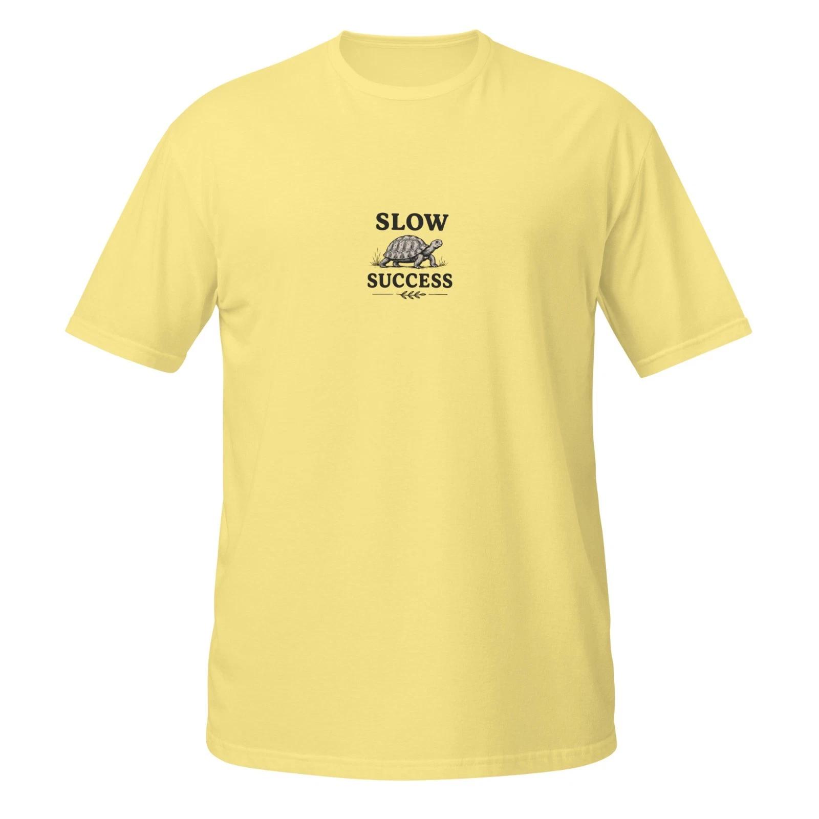 Slow Success T-Shirt Motivational Graphic Tee Growth Mindset Shirt 4 4XL