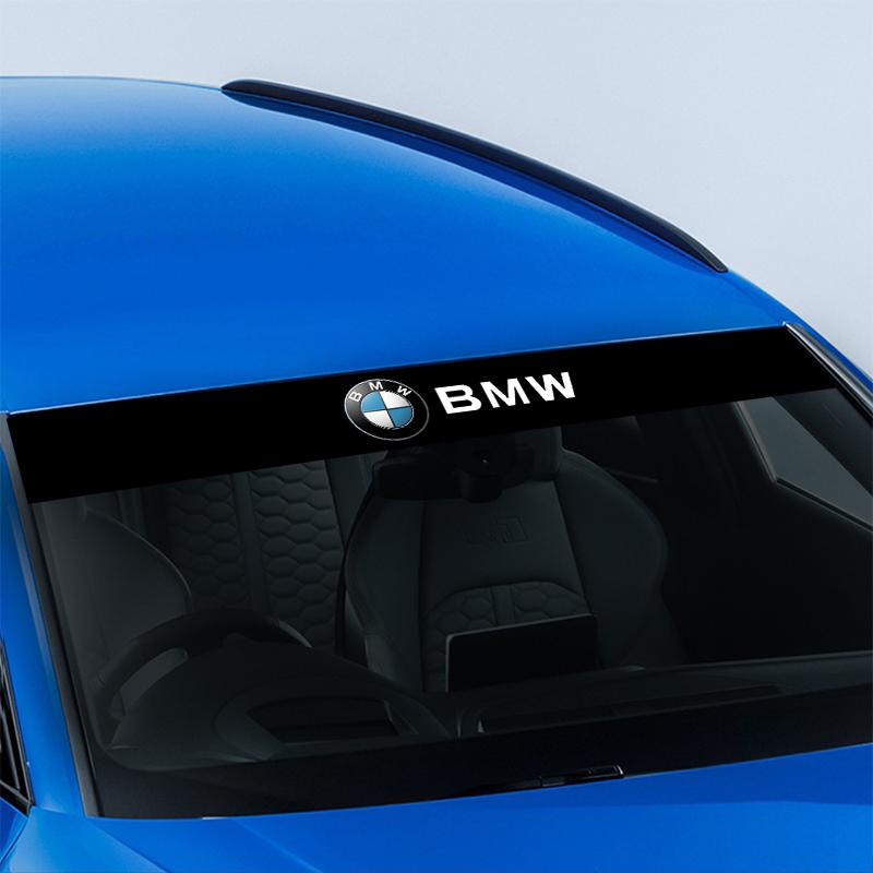 Adesivi per Parabrezza Anteriore Auto Emblema Decorativo Anteriore e Posteriore per BMW E30 E34 E36 E39 E46 E53 E60 E70 E71 E85 E87 E90 E91 E92