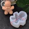 Gingerbread Man Funny Silicone Mold Gingerbread Sugar Cake DIY Candle Making Supplies Mould Festival Gifts Christmas Decoraion