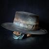 Cappelli in Feltro di Pecora Vintage per Uomo e Donna Cappelli a Cilindro in Lana Vecchio Stile Decorati con Nastro Tessuto Europeo e Americano Cappelli in Feltro di Lana Pura
