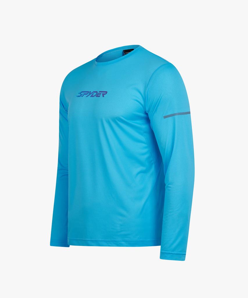 SPYDER Men'S Lightweight Long Sleeve Running T-Shirt Spkpcnrl231Mblu