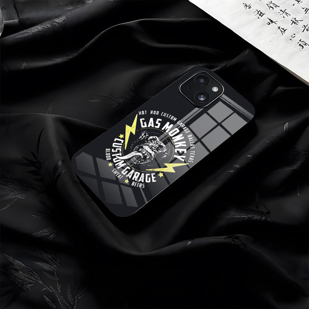 Cool G-Gas Monkey G-Garage Phone Case For IPhone 17 Pro Max 16 15 14 Pro Max 13 11 Plus Glass Cover