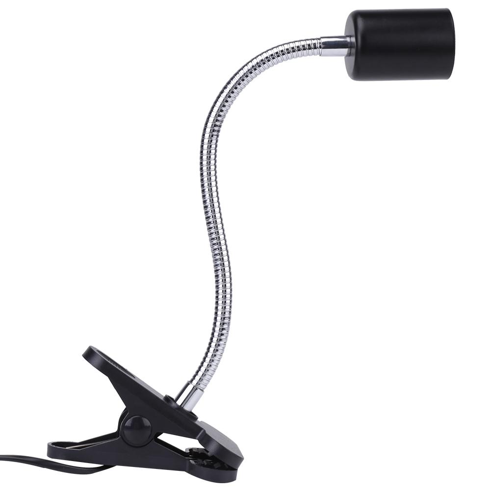 Verstellbare Heizlampenhalterung Aquarium Klemmlampe Fassung für Reptilien Schildkröten