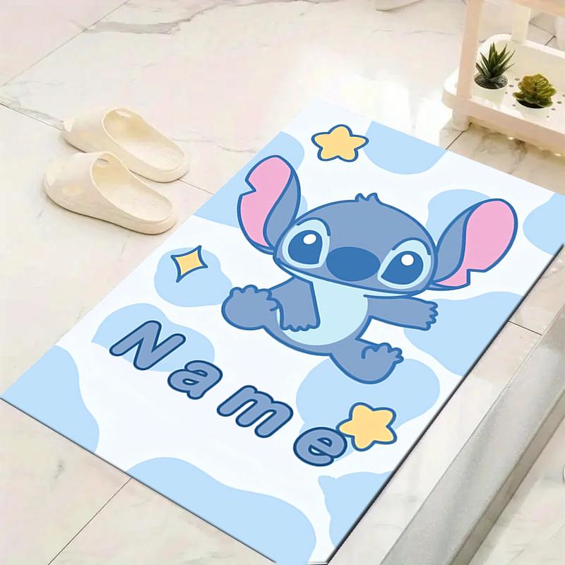 Custom 1Pc Lilo Stitch Adventure Rug Office Carpet Indoor Outdoor Entrance Doormat Nonslip Soft And Comfortable Living Room D916300