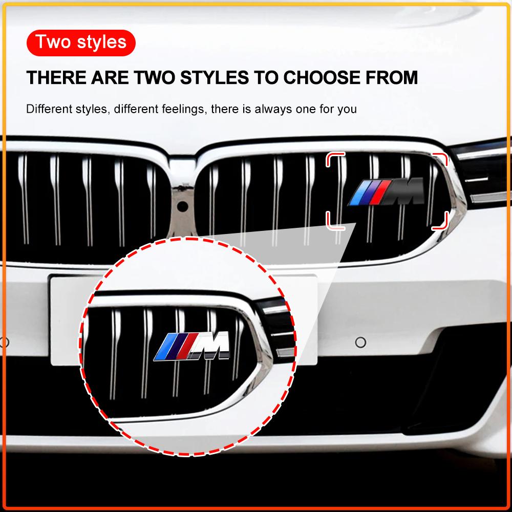 Car Body Side Badge Body Logo Rear Trunk Decor Sticker Car Modification Accessories For BMW E36 E46 E90 E60 E39 F30 F10 F20 X5 E70 E53 G30 E91 E92