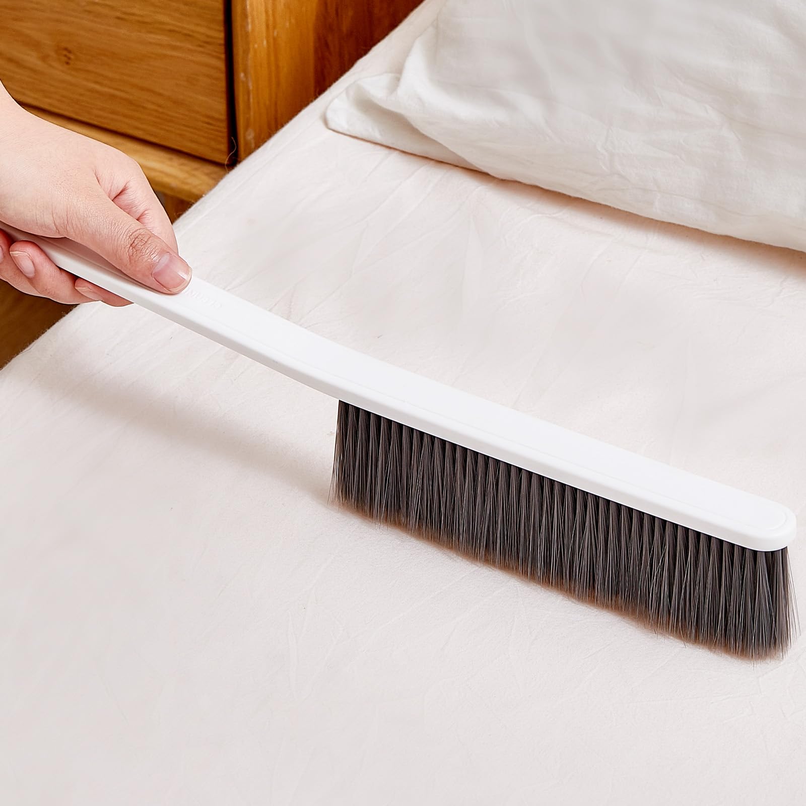 

ZASA Швабра с длинной ручкой для пыли под кроватью, антистатическая, для пола домашних животных, для удаления пыли дома, для автомобилей, щетка, удаление, чистка, швабра, одежда, щетка, чистка, антистатическая, белый