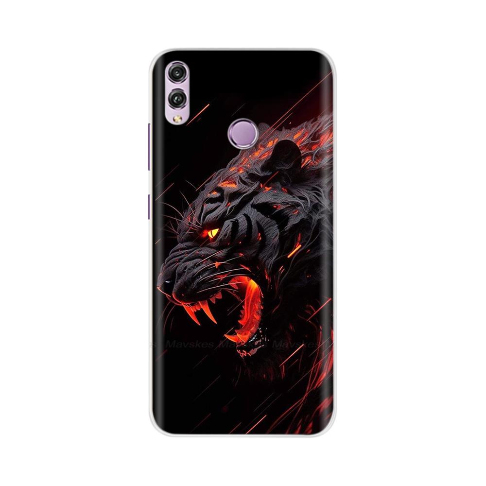Für Honor 8X Hülle Mode Klare Bunte Weiche Handy-Rückabdeckung Für Huawei Honor 8X Silikon Funda Stoßfänger Schalen für Honor 8X