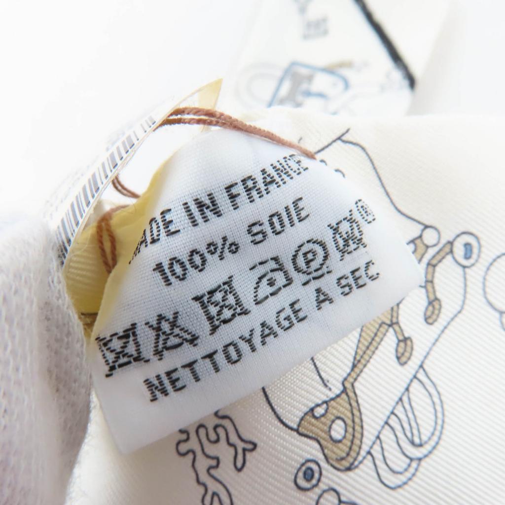 Pristine HERMES scarf A Vos Crayons Come on, get out your colored pencils silk Used