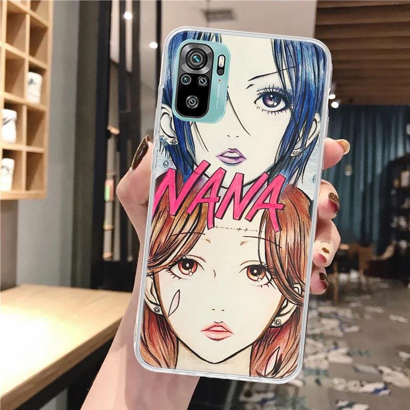NaNa Osaki Anime Soft Phone Case For Xiaomi Redmi Note 14 14S 13 12S 12 11S 11 11E Pro Plus 11T 10S 10 9S 5G Pattern Cover Redmi