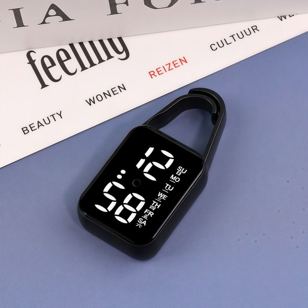 Digital Display Electronic Hanging Watch LED Luminous Pocket Watch Pocket Watch  Stylish Accessory