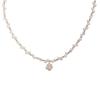 French Camellia Pearl Pendant Necklace: Elegant Clavicle Chain for Women