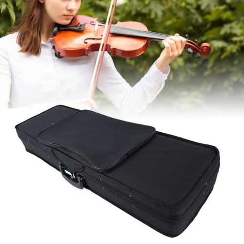 4/4 Violin Case, Violin Cover with Hygrometer, Protective Case, Portable Violin Case