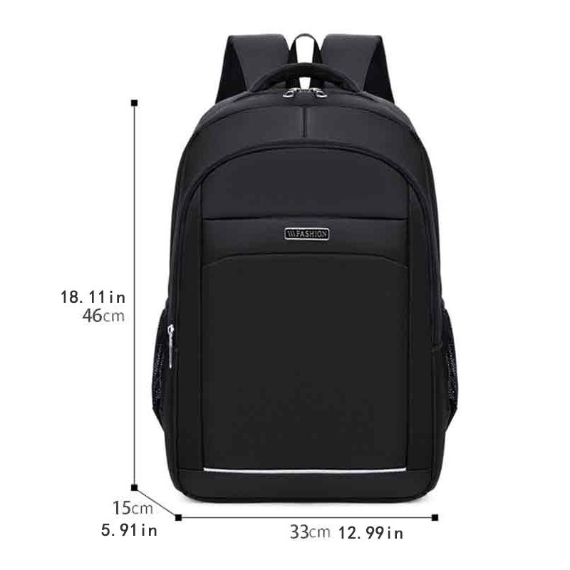 Large-Capacity Travel Backpack, Equipped With A 15-Inch Laptop Compartment, Multi-Pocket Commuter Bag, Easy To Wipe And Clean, W