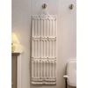 27-Ribbon Large Capacity Hair Bows Organizer for Girls Foldable Hair Clip Holder Wall-Mounted Storage for Room Decor
