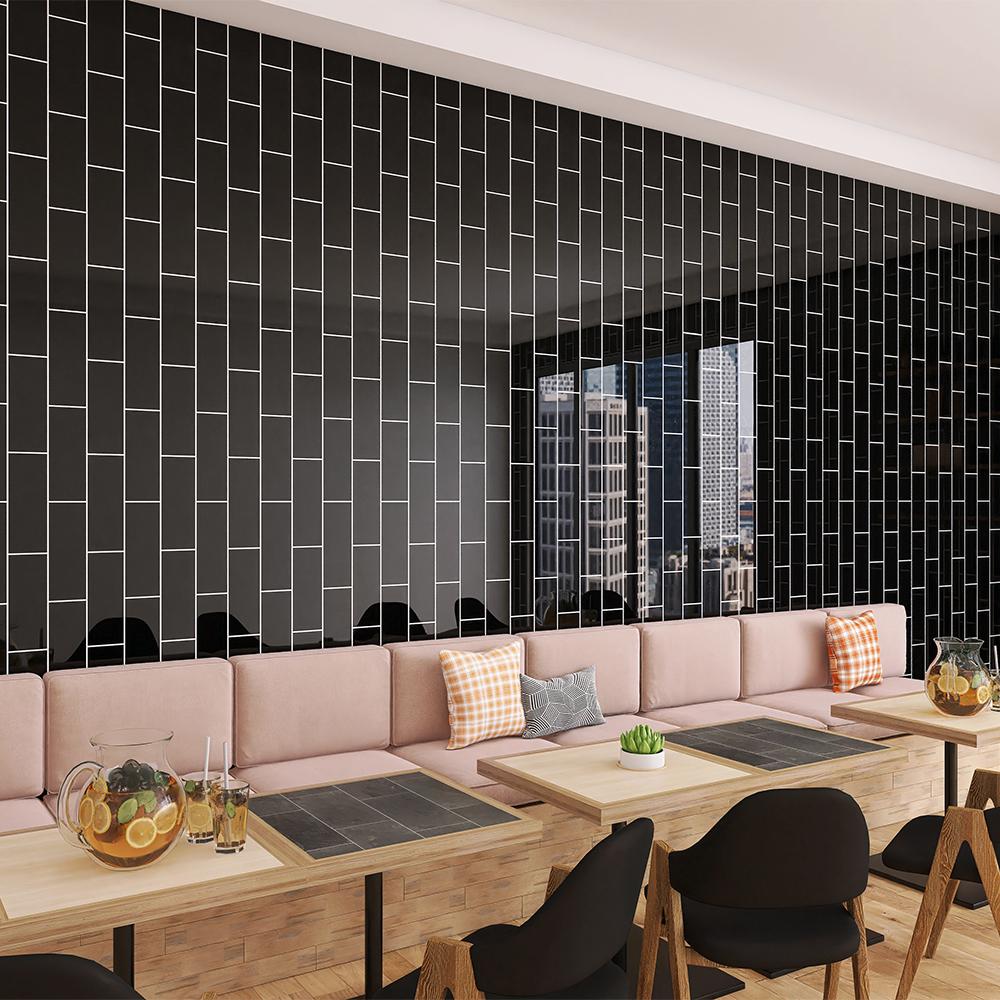 

Suitable for kitchen self-adhesive wallpaper pvc self-adhesive wallpaper home decoration waterproof and oil-proof sticker 40cmX1m