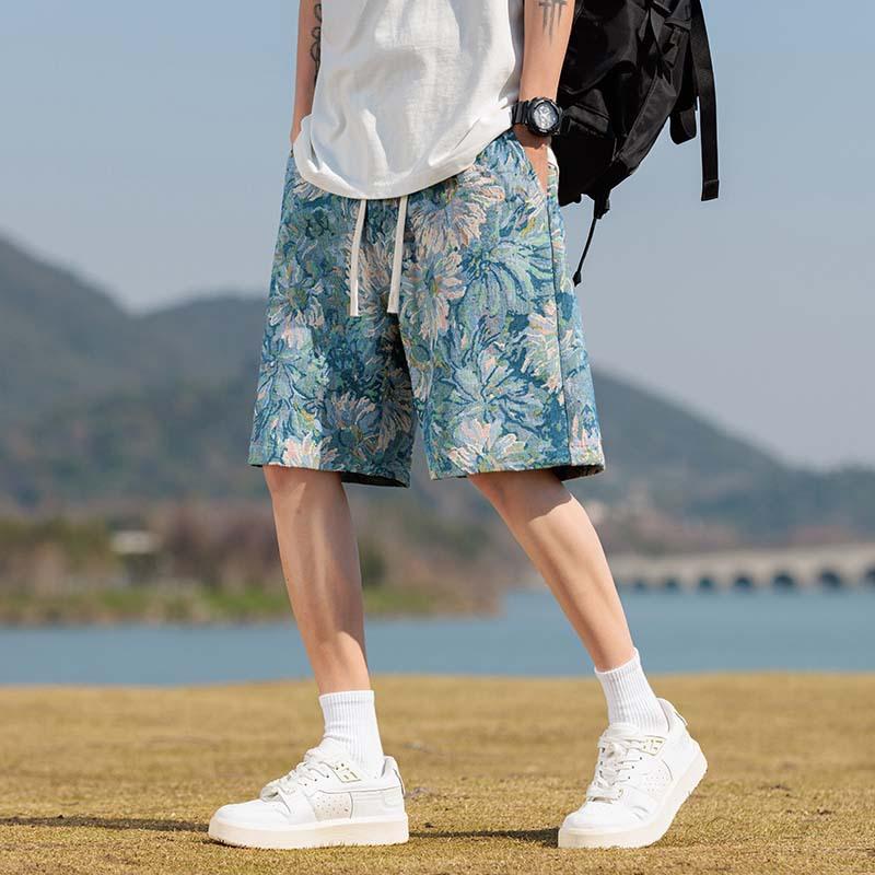 Men S Loose Straight Thin Quick Dry Casual Summer Beach Vacation Shorts M