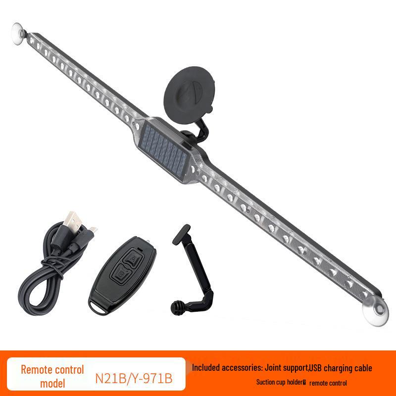 

Solar LED Windshield Warning Light with Remote Control (60CM) Remote Control Version