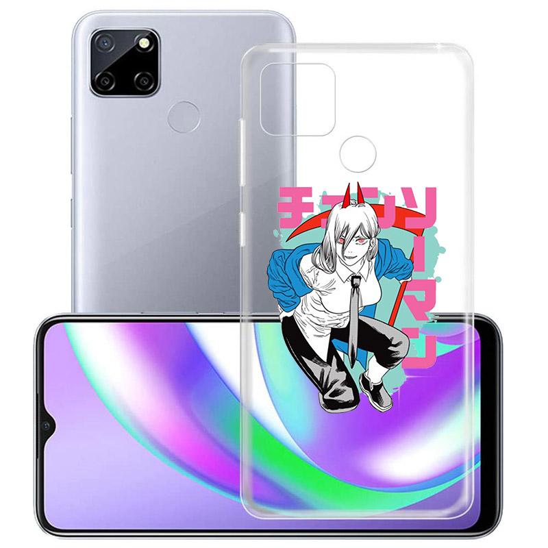 Anime Chainsaw Man Pentru Realme 8 8i V3 V5 GT Neo Flash Edition Explorer Master Neo2 Narzo 30 50i 50A C21Y Husă Telefon