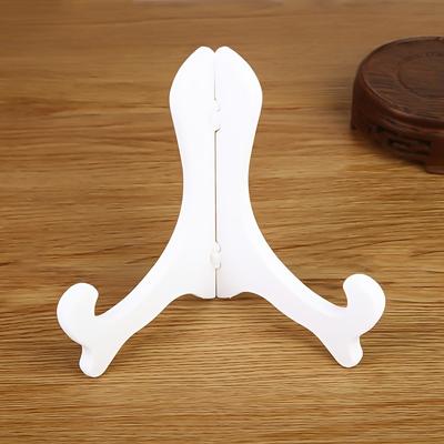 Plate Holder Foldable Display Rack Gypsum Painting Plate Holder Base Decorative Rack Porcelain Plate Tea Cake Holder Display Rack Plate Display Rack
