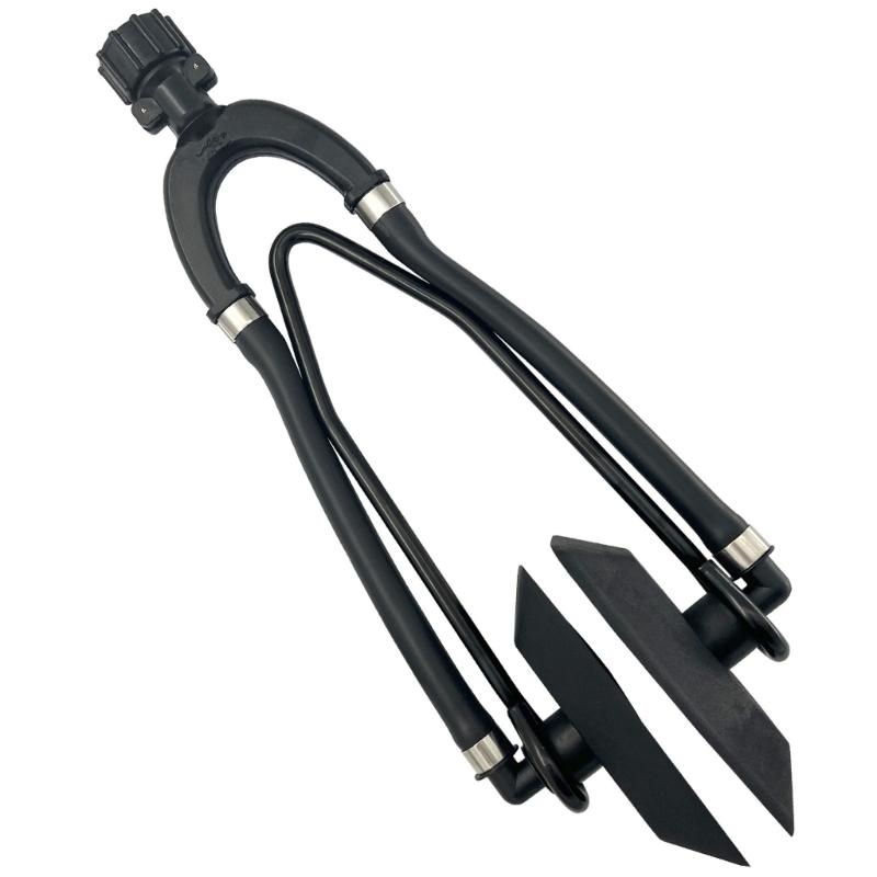 Double Water Feed Boat Motor Flusher 5/8In Standard Garden Hose Connection Outboard Engine Flushing Kit Boat Engine Part